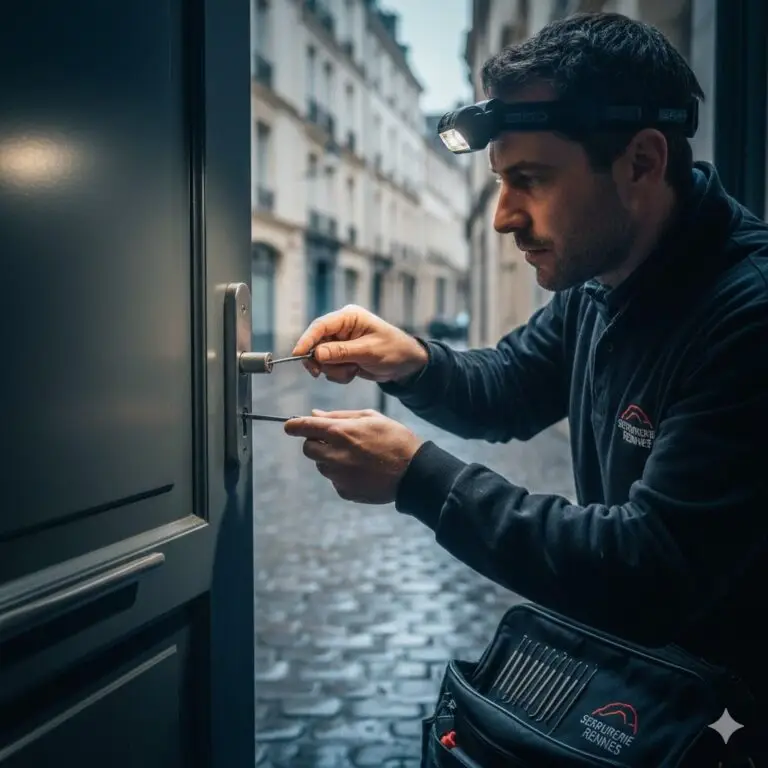 Ouverture porte fermée à clés - Expertise serrurier rennes